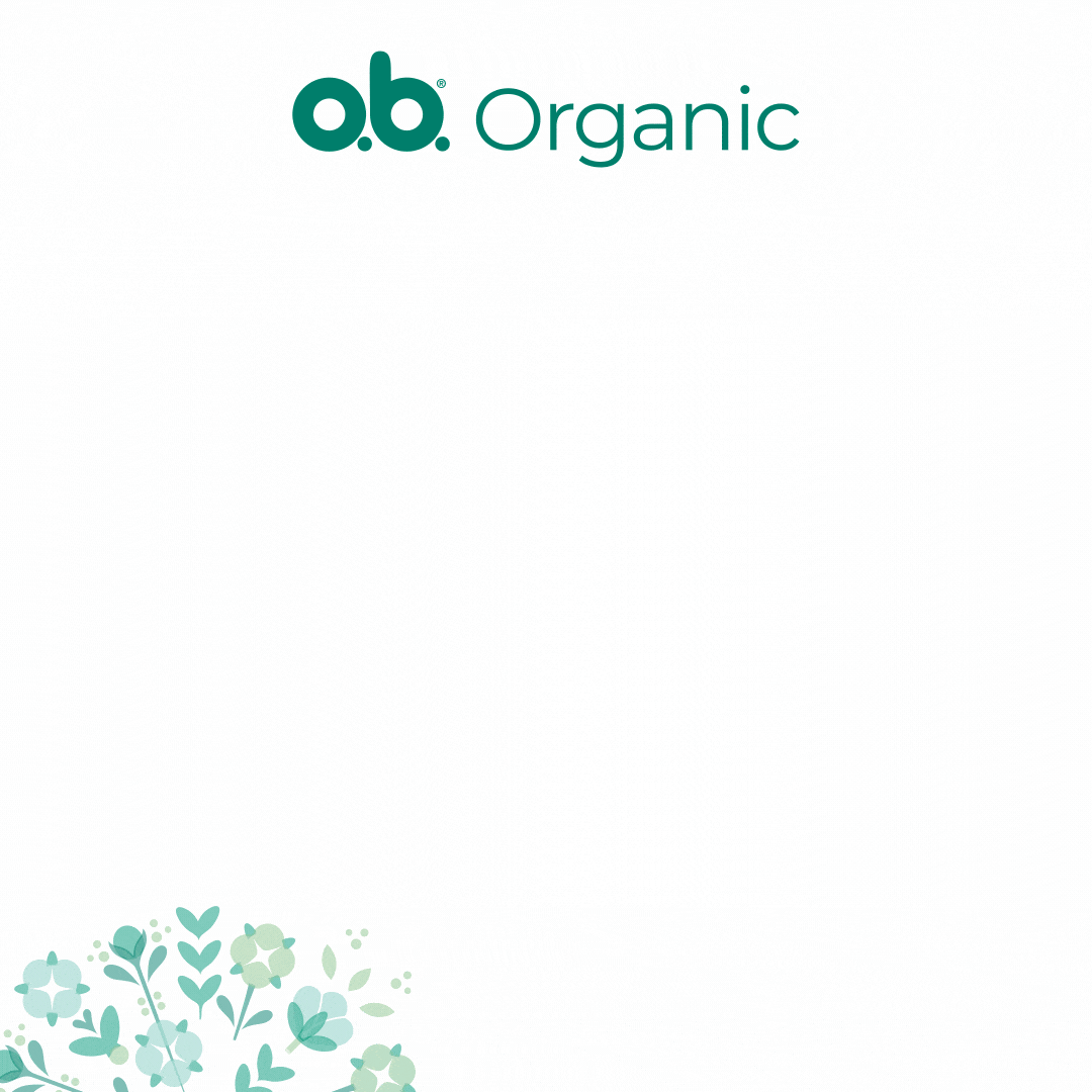 Animation zur o.b.® Organic Produktlinie